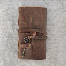 Unique Key Leather Journal with DeckledgeSend Enquiry