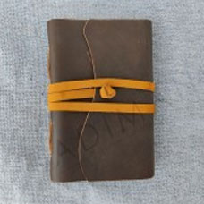 Unique Leather Journal with DeckledgeSend Enquiry